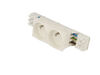 ENSTO Bloc de prise double blanche enclipsable