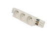 ENSTO Bloc de prise triple blanche enclipsable
