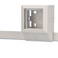 KOPOS Plastron vide (appareillage 45x45) pour moulure 20 x 10