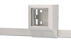 KOPOS Plastron vide (appareillage 45x45) pour moulure 32 x 15