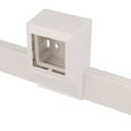 KOPOS Plastron vide (appareillage 45x45) pour goulotte 40 x 20