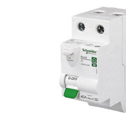 SCHNEIDER ELECTRIC Interrupteur diff&eacute;rentiel 2P 40A 30mA Type A Schneider Resi9 XE