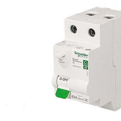 SCHNEIDER ELECTRIC Interrupteur diff&eacute;rentiel 2P 63A 30mA Type A Schneider Resi9 XE