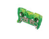 Lot de 25 bornes de jonction &agrave; ressort vert/jaune 2.5 mm� IMO