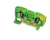 Lot de 25 bornes de jonction &agrave; ressort vert/jaune 6 mm� IMO