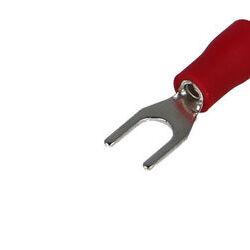 Cosses isol&eacute;e &agrave; fourche, rouge, 1.5mm� Solera
