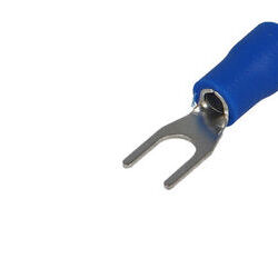 Cosses isol&eacute;e &agrave; fourche, bleue, 2.5mm� Solera