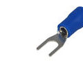 Fourniture pour c&acirc;blage sur Seyssins : Cosses isol&eacute;e &agrave; fourche, bleue, 2.5mm� Solera