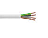 bis-electric C&acirc;ble H05VV-F 4G0.75mm� blanc, couronne de 50m