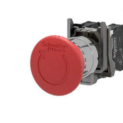 SCHNEIDER ELECTRIC Bouton d'arr&ecirc;t d'urgence &agrave; accrochage Schneider Harmony XB4 1NO+1NC