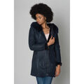 Veste Cityzen NAPOLI MOUTON RENARD MARINE Grenoble