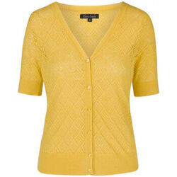 Gilet King Louie Cardigan Col V jaune