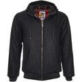 Blouson Harrington Blouson &agrave; capuche en laine gris Gris