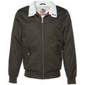 Blouson Harrington Blouson fourr&eacute; kaki Kaki