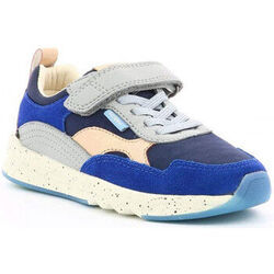 Baskets enfant Kickers Kiwyvelc Cdt, Sneakers Basses Fille, Bleu Clair