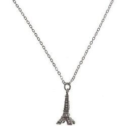 Collier Sc Crystal BP033 argent Argent&eacute;
