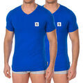 Lingerie homme sur Grenoble : Maillots de corps Bikkembergs BKK1UTS08BI-BLUE Bleu