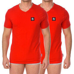 Maillots de corps Bikkembergs BKK1UTS08BI-RED Rouge