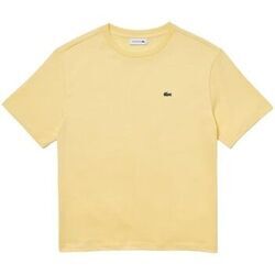 T-shirt Lacoste T shirt Femme Col Rond ref 52137 6xp Jaune