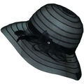 Chapeau Chapeau-Tendance Capeline de c&eacute;r&eacute;monie AURORE Noir