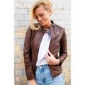 Veste Cityzen ISABELA MID BROWN