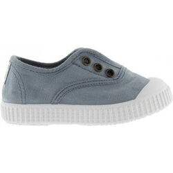 Baskets enfant Victoria 1915 inglesa el�stico lona tintaa drec Bleu
