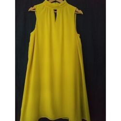 Robe courte 1.2.3 Robe fluide jaune citron