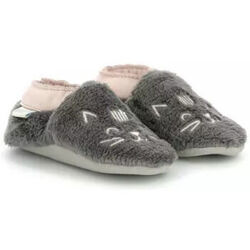 Chaussons b&eacute;b&eacute; Robeez HAIRY CAT GRIS Gris