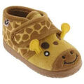 Chaussons b&eacute;b&eacute; Victoria PANTOUFLES ANIMAUX Jaune