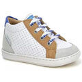 Boots enfant Shoo Pom BOUBA ZIP BOX NAPPA WHITE/CAMEL/BLUE Grenoble