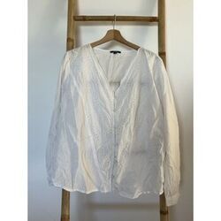 Chemise Kiabi Chemise blanche &agrave; broderie Blanc