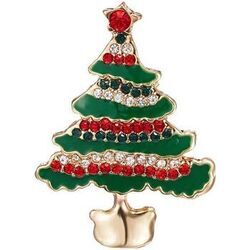 Broches Clj Charles Le Jeune Broche sapin de no&euml;l Vert
