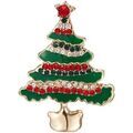 Broches Clj Charles Le Jeune Broche sapin de no&euml;l Vert