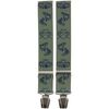Ceinture Tony & Paul Bretelle 4 clips P&ecirc;cheur de saumons Vert