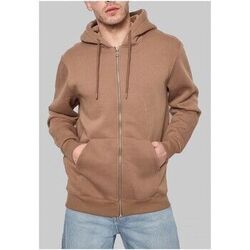 Pull Kebello Sweat &agrave; capuche zipp&eacute; H, Marron Marron
