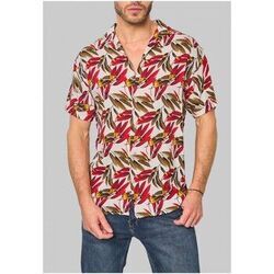 Chemise Kebello Chemisette &agrave; motifs H, Rouge Rouge