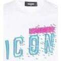 Pull sur Grenoble : Sweat-shirt Dsquared T-Shirt Pixeled Icon Cool Fit Tee blanc