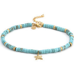 Bracelets Sixtystones Sixty Stones - 60 - Cha&icirc;ne e Cheville - Bleu