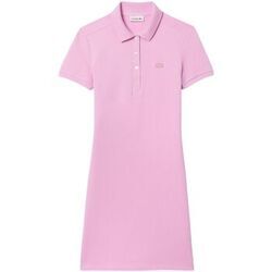 Robe Lacoste Robe Polo Ref 52459 IXV Rose bonbon