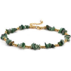 Bracelets Sixtystones Sixty Stones - 60 - Cha&icirc;ne Cheville - Vert