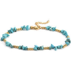 Bracelets Sixtystones Sixty Stones - 60 - Cha&icirc;ne Cheville - Bleu