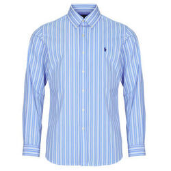 Chemise Polo Ralph Lauren CHEMISE COUPE DROITE EN POPLINE DE COTON COL BOUTONNE