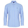 Chemise Polo Ralph Lauren CHEMISE COUPE DROITE EN POPLINE DE COTON COL BOUTONNE