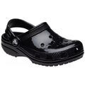 Tongs enfant Crocs CLASSIC HIGH SHINE VERNIS NOIR