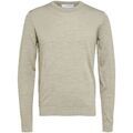 Pulls/Sweat sur Grenoble : Pull Selected 16079772 TOWN-FOG MELANGE