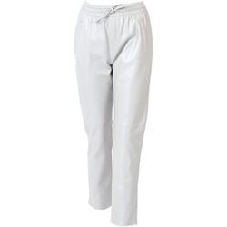 Pantalon Oakwood Pantalon jogpant en cuir Gift Metal Ref 60 Argent&eacute;