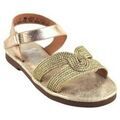 Chaussures enfants sur Grenoble : Chaussures enfant Xti Sandales dor&eacute;es 150864 pour filles Dor&eacute;