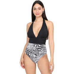 Maillots de bain La Modeuse Maillots de bain pour femme - Noir / Blanc -