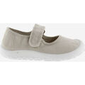 Ballerines enfant Victoria BALLERINE BOSCO BAREFOOT TOILE TEINT&Eacute;E DREC SCRATCH 1370109 Blanc