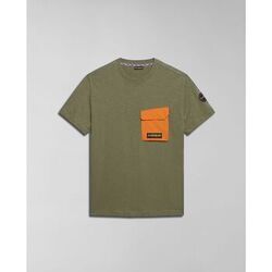 T-shirt Napapijri S-TEPEES NP0A4HQJ-GAE1 GREEN LICHEN